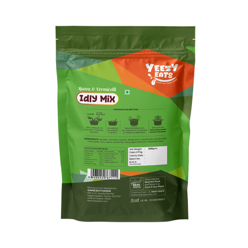 Yeezy Eats Idly Mix – Rava & Vermicelli | Instant