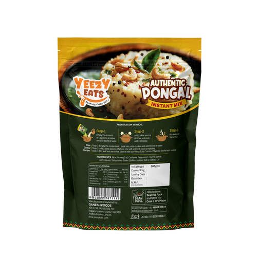 Yeezy Eats Authentic Pongal Instant Mix